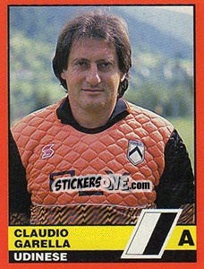 Sticker Claudio Garella - Calciatori d'Italia 1989-1990 n. 334 - Vallardi