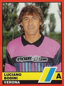 Figurina Luciano Bodini - Calciatori d'Italia 1989-1990 - Vallardi