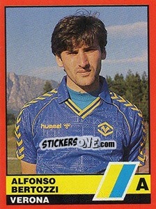 Cromo Alfonso Bertozzi - Calciatori d'Italia 1989-1990 - Vallardi