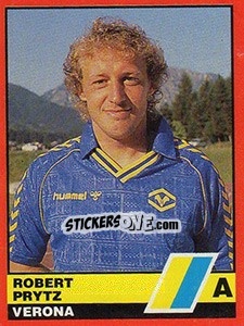 Sticker Robert Prytz - Calciatori d'Italia 1989-1990 - Vallardi