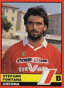 Sticker Stefano Fontana - Calciatori d'Italia 1989-1990 - Vallardi
