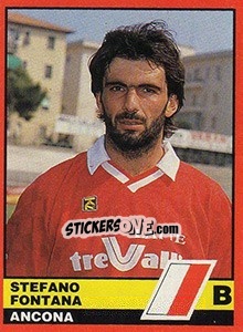 Sticker Stefano Fontana - Calciatori d'Italia 1989-1990 n. 374 - Vallardi