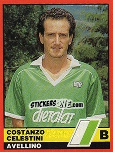 Sticker Costanzo Celestini - Calciatori d'Italia 1989-1990 - Vallardi