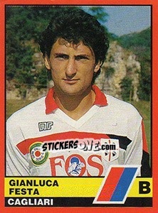 Sticker Gianluca Festa - Calciatori d'Italia 1989-1990 n. 422 - Vallardi