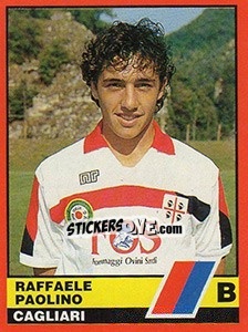 Sticker Raffaele Paolino - Calciatori d'Italia 1989-1990 - Vallardi