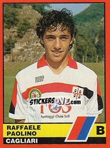 Cromo Raffaele Paolino - Calciatori d'Italia 1989-1990 n. 431 - Vallardi