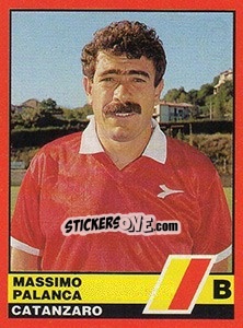 Sticker Massimo Palanca - Calciatori d'Italia 1989-1990 n. 442 - Vallardi