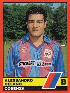 Figurina Alessandro Celano - Calciatori d'Italia 1989-1990 - Vallardi