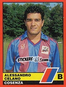Sticker Alessandro Celano - Calciatori d'Italia 1989-1990 n. 468 - Vallardi