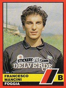 Sticker Francesco Mancini - Calciatori d'Italia 1989-1990 - Vallardi