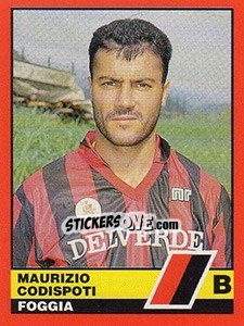 Sticker Maurizio Codispoti - Calciatori d'Italia 1989-1990 n. 471 - Vallardi
