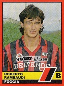 Cromo Roberto Rambaudi - Calciatori d'Italia 1989-1990 - Vallardi
