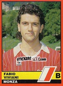 Cromo Fabio Viviani - Calciatori d'Italia 1989-1990 - Vallardi