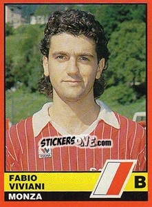 Sticker Fabio Viviani - Calciatori d'Italia 1989-1990 n. 508 - Vallardi