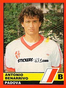 Cromo Antonio Benarrivo - Calciatori d'Italia 1989-1990 - Vallardi