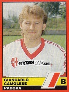 Cromo Giancarlo Camolese - Calciatori d'Italia 1989-1990 - Vallardi