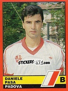 Sticker Daniele Pasa - Calciatori d'Italia 1989-1990 - Vallardi