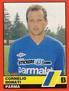 Sticker Cornelio Donati  - Calciatori d'Italia 1989-1990 n. 530 - Vallardi