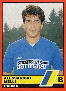 Figurina Alessandro Melli - Calciatori d'Italia 1989-1990 - Vallardi