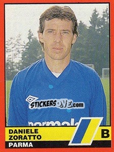 Cromo Daniele Zoratto - Calciatori d'Italia 1989-1990 - Vallardi