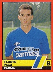 Sticker Fausto Pizzi  - Calciatori d'Italia 1989-1990 n. 538 - Vallardi
