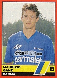 Cromo Maurizio Ganz - Calciatori d'Italia 1989-1990 - Vallardi