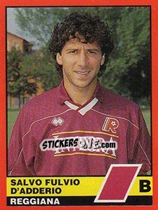 Sticker Salvo Fulvio D'Adderio - Calciatori d'Italia 1989-1990 n. 571 - Vallardi