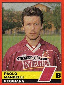 Sticker Paolo Mandelli - Calciatori d'Italia 1989-1990 n. 575 - Vallardi