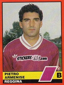 Cromo Pietro Armenise - Calciatori d'Italia 1989-1990 n. 580 - Vallardi