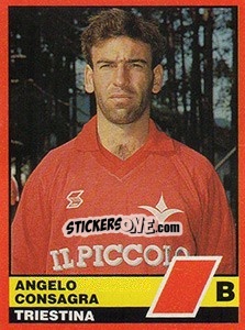 Sticker Angelo Consagra - Calciatori d'Italia 1989-1990 n. 604 - Vallardi