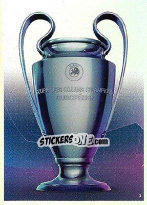 Sticker UCL Trophy - UEFA Champions League 2018-2019. Match Attax. Road to Madrid 19 n. 1 - Topps