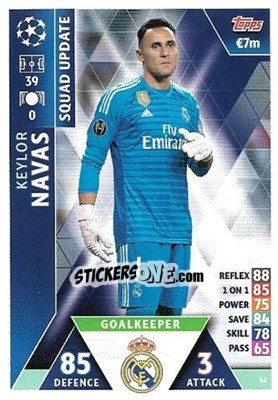 Cromo Keylor Navas