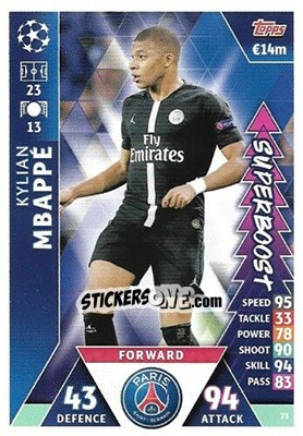 Sticker Kylian Mbappé