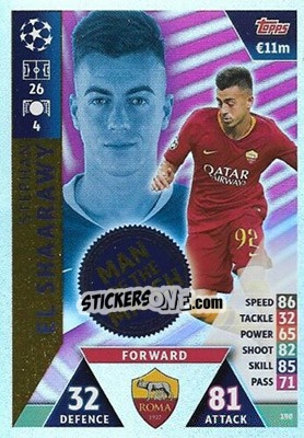Figurina Stephan El Shaarawy - UEFA Champions League 2018-2019. Match Attax. Road to Madrid 19 - Topps
