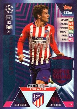Cromo Antoine Griezmann - UEFA Champions League 2018-2019. Match Attax. Road to Madrid 19 n. LE4 - Topps