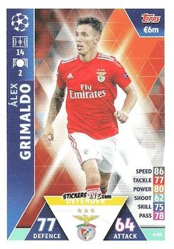 Cromo Alex Grimaldo - UEFA Champions League 2018-2019. Match Attax. Road to Madrid 19 n. SLB4 - Topps