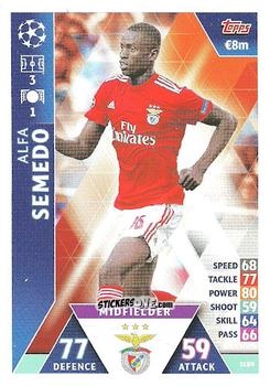 Sticker Alfa Semedo - UEFA Champions League 2018-2019. Match Attax. Road to Madrid 19 n. SLB9 - Topps