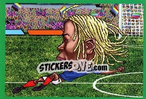 Sticker Bacary Sagna - AFRIKA 2010 n. 9 - One2play