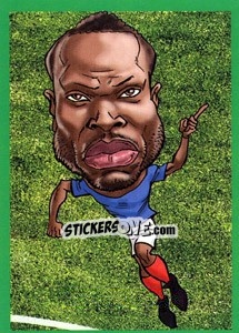 Sticker William Gallas - AFRIKA 2010 n. 12 - One2play