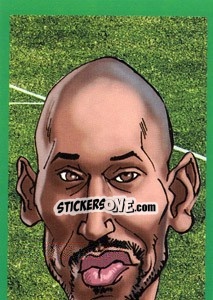 Sticker Nicolas Anelka - AFRIKA 2010 n. 14 - One2play