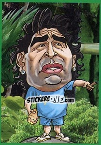 Sticker Diego Maradona - AFRIKA 2010 n. 33 - One2play