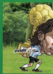 Sticker Lionel Messi - AFRIKA 2010 n. 35 - One2play