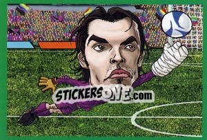 Sticker Sergio Romero - AFRIKA 2010 n. 40 - One2play