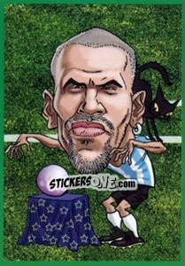 Sticker Juan Verón - AFRIKA 2010 n. 41 - One2play