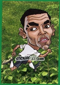 Sticker Aaron Lennon - AFRIKA 2010 n. 74 - One2play