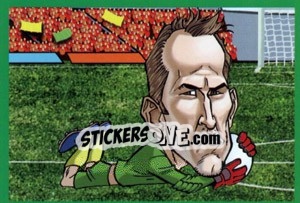 Sticker Mark Schwarzer - AFRIKA 2010 n. 99 - One2play