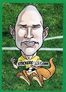 Sticker Mark Bresciano - AFRIKA 2010 n. 100 - One2play