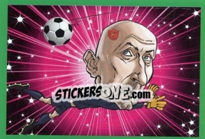 Sticker Fabien Barthez - AFRIKA 2010 n. 148 - One2play