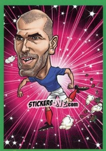 Sticker Zinedine Zidane - AFRIKA 2010 - One2play