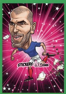 Sticker Zinedine Zidane - AFRIKA 2010 n. 149 - One2play
